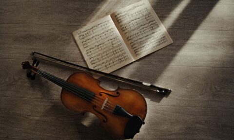 violin music header